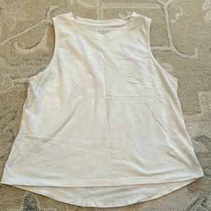 Athleta cropped white tank SZ XS